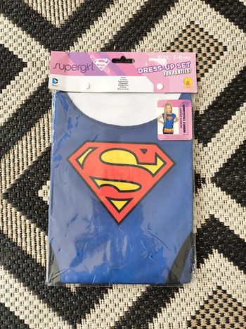 Déguisement t shirt superman supergirl 3-6 ans neuf