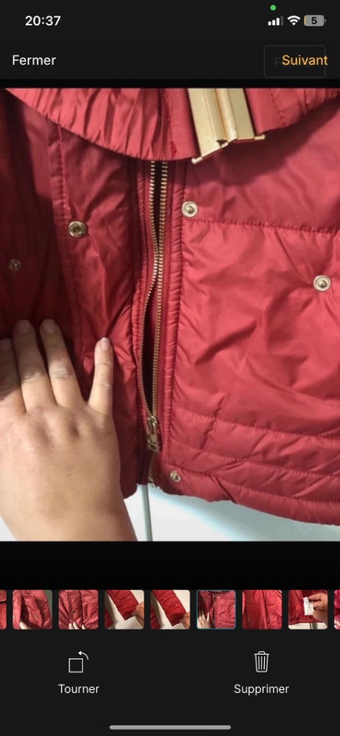 Manteau doudoune /parka . Taille 40 - photo numéro 7