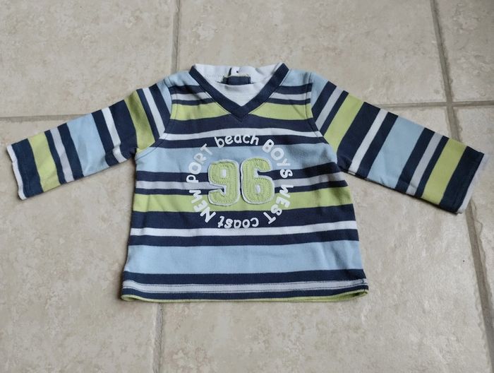 T-shirt manches longues 3 mois