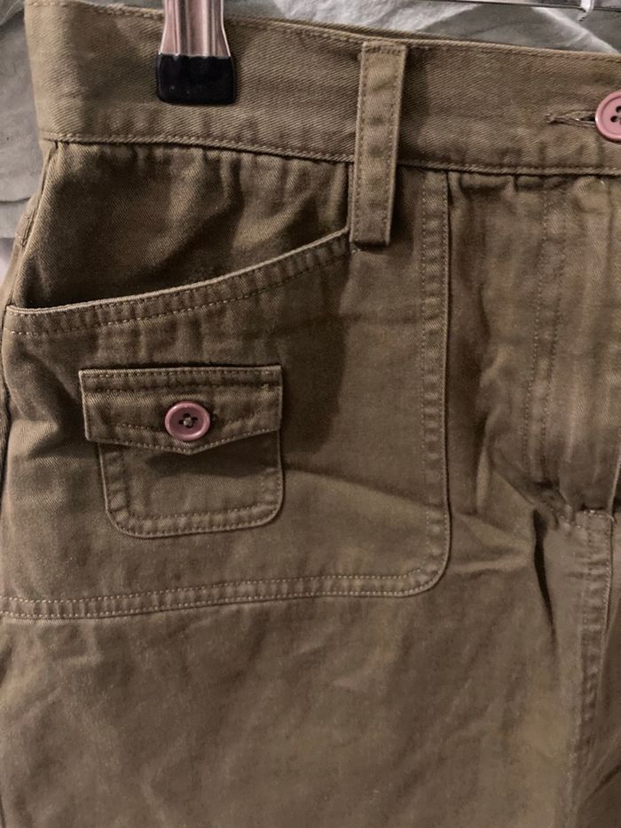 Jupe kaki ESSENTIEL – Taille 36 – coton – très bon état - photo numéro 3