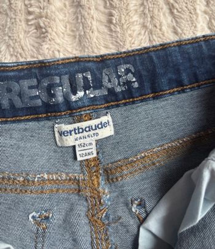 Jeans 12 ans vertbaudet regular - photo numéro 5