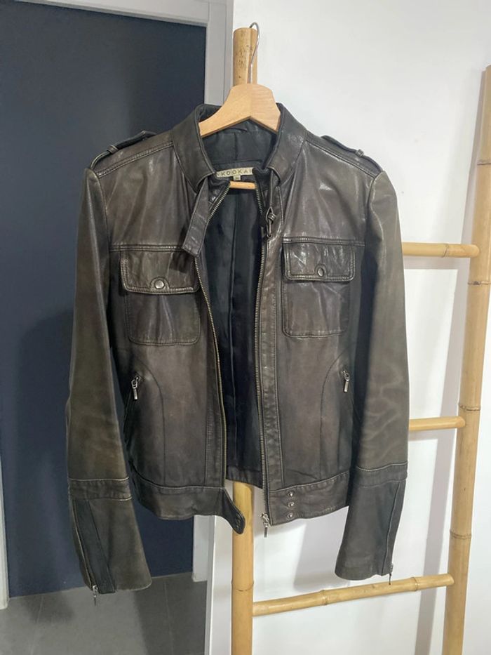 Veste en cuir