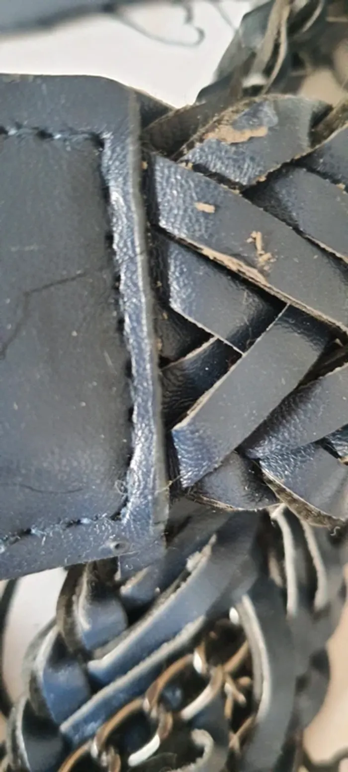 Ceinture tresse et chaîne - photo numéro 3