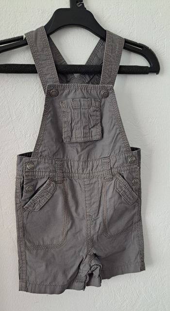 Salopette short 6 mois