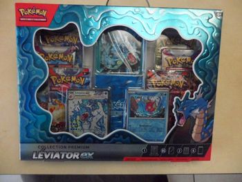 Pokémon Dracaufeu EX + Leviator EX Pré⁸mium neuf 2 coffret scellé