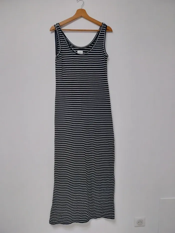 Robe longue marinière Vila L