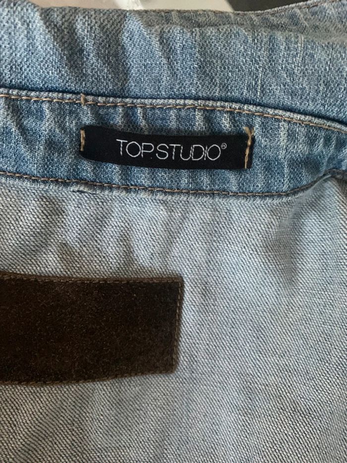 Veste courte en jean Topstudio taille 38 - photo numéro 9