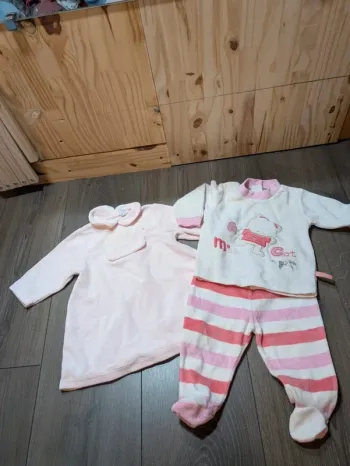 Lot pyjamas fille 3 mois très bon état ning nang