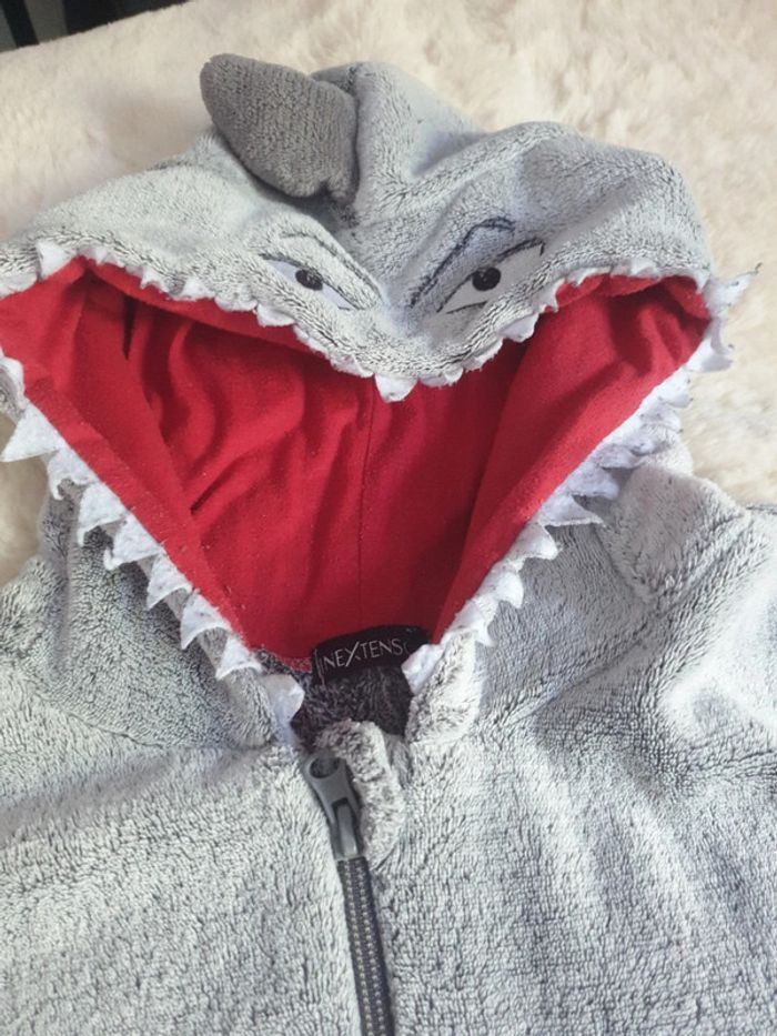 Pyjama pilon pilon combinaison requin taille 12 ans - photo numéro 2