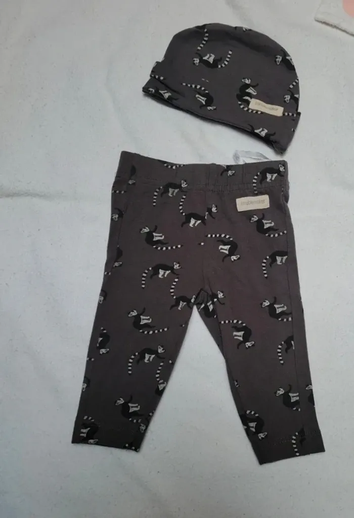 Leggings et bonnet bébé