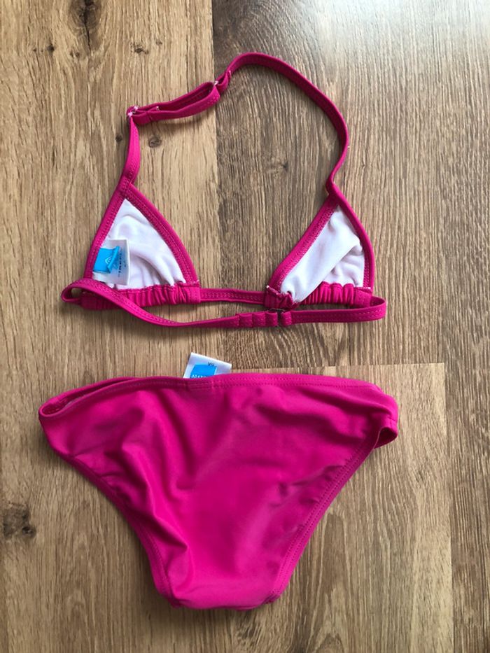 Maillot de bain 2 pièces rose fille 6 ans - photo numéro 3