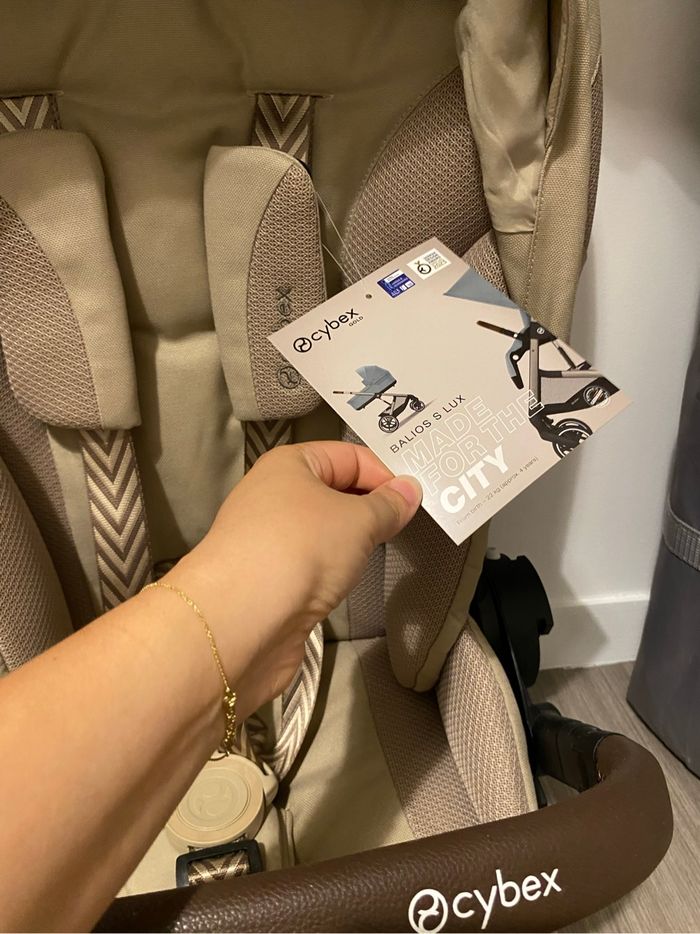 Poussette Cybex balios s lux 3 beige neuve avec étiquette - photo numéro 3