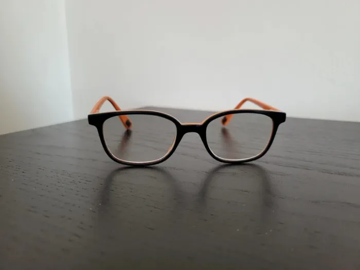 Lunette de vue enfant marvel orange à mettre à la vue