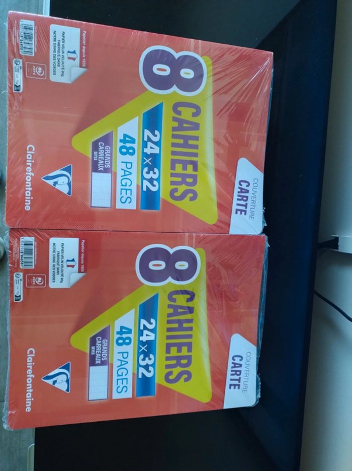 Lot de 16 cahiers clairefontaine 48 pages
