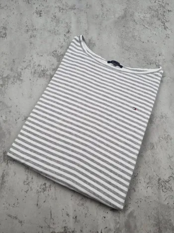 Sweat marinière Tommy Hilfiger – Taille M Femmes (mesures en photos)