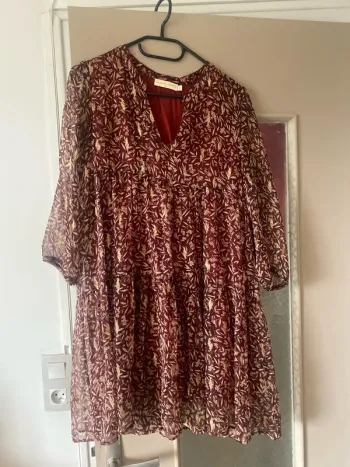 Tunique/robe bordeaux