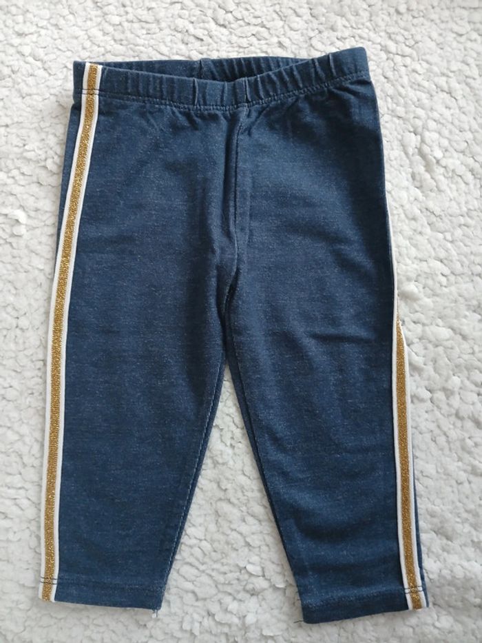 Ensemble gilet Tee-shirt manches longues legging taille 12 mois - photo numéro 7