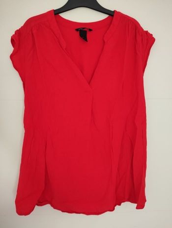 Chemisier grossesse rouge H&M Mama M