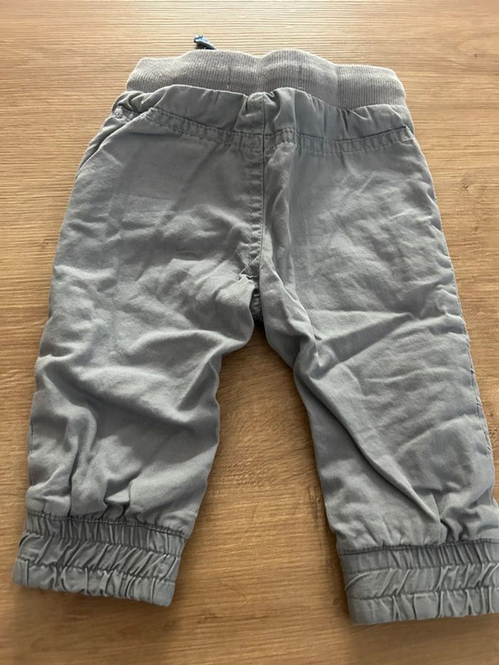Pantalon toile gris - photo numéro 3
