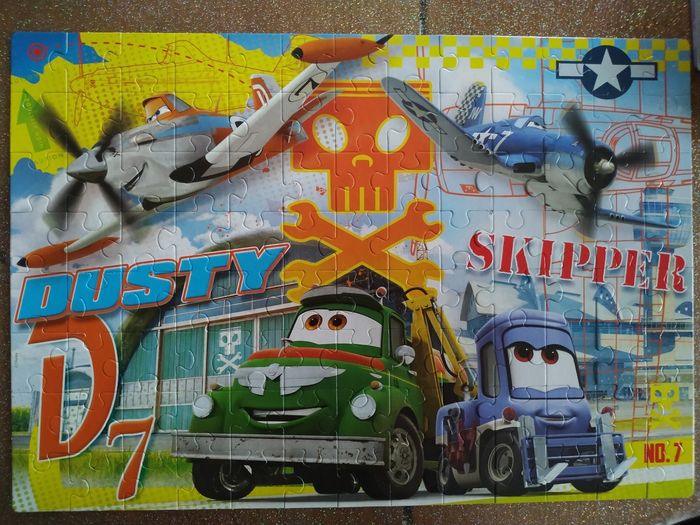 Puzzle planes 6 ans et+ 104 pièces - photo numéro 2
