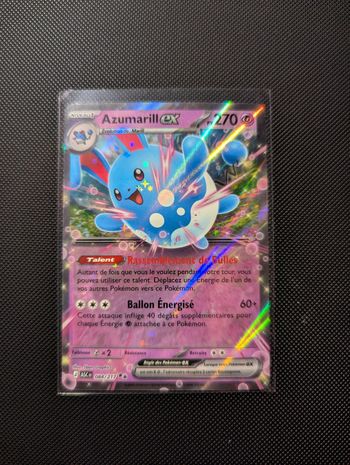 Carte Azumarill ex 084/217 Héros transcendants