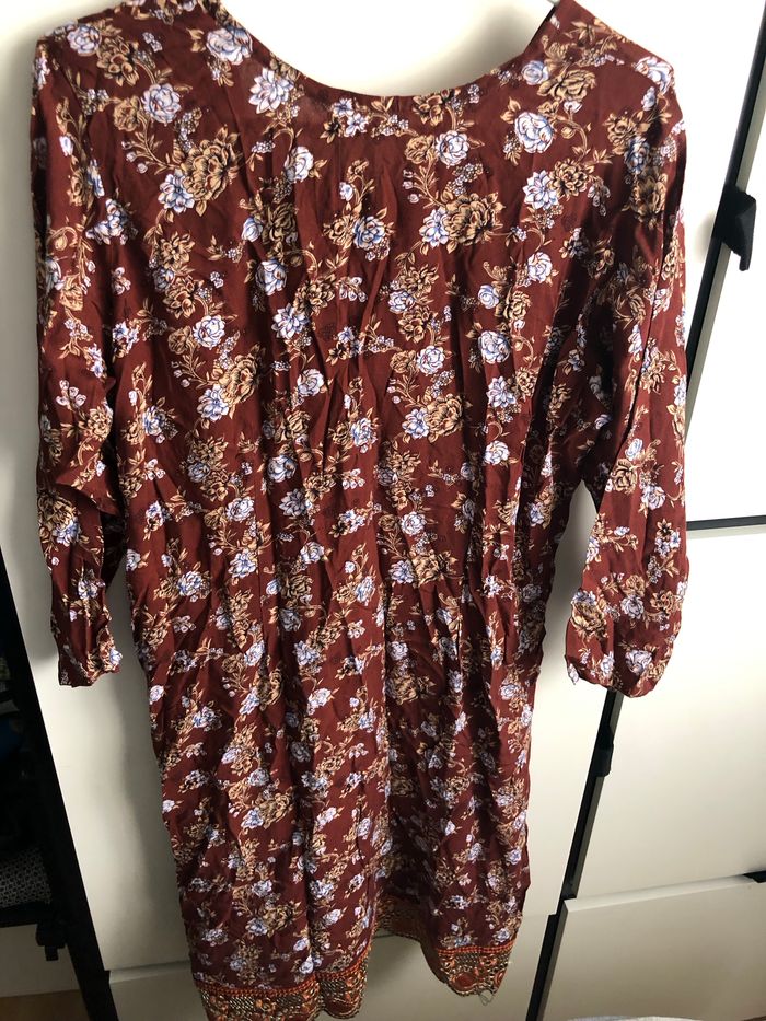 Jolie haut indien pakistanais neuf xL /XXL confortable bonne qualité 100 pour 100 pur coton - photo numéro 3