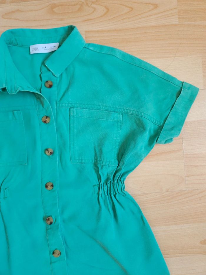 Robe vert zara 5 ans - photo numéro 2