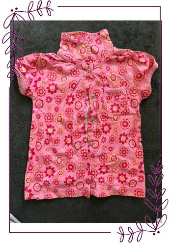 Polo à pression fille