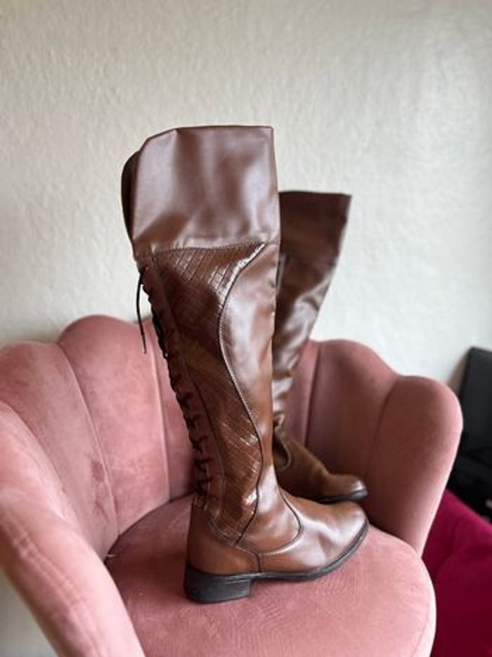 👉 Bottes hautes marron Membur Taille 41 – Style équestre chic 🤎 - photo numéro 3