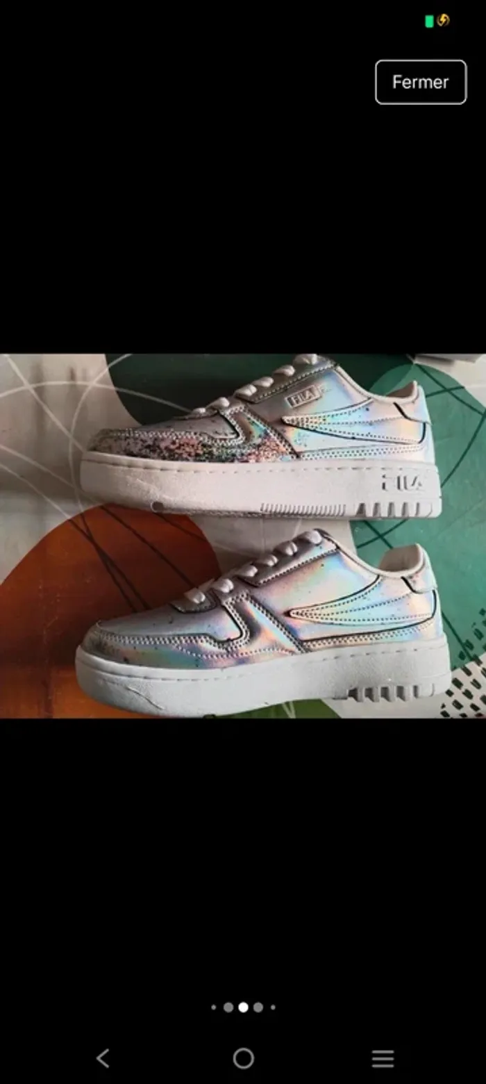 Superbes sneakers baskets femme marque Fila pointure 36 - photo numéro 5