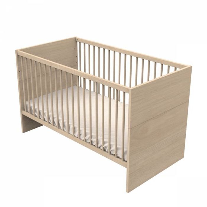 Lit a barreaux 60x120 + matelas bonne qualité - photo numéro 2