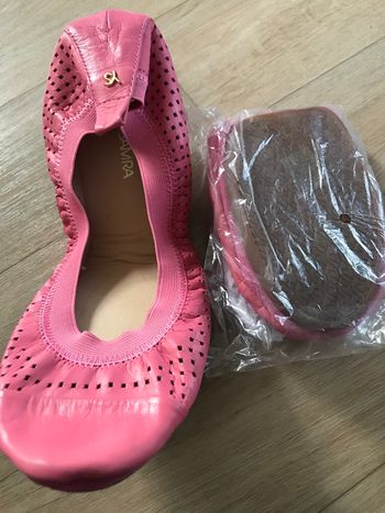 Ballerines Yosi Samra roses en cuir taille 39 neuves