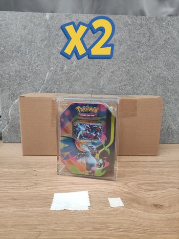 2 X Protections Acrylique Pokémon PokeBox – Boîte Rigide Magnétique UV Premium