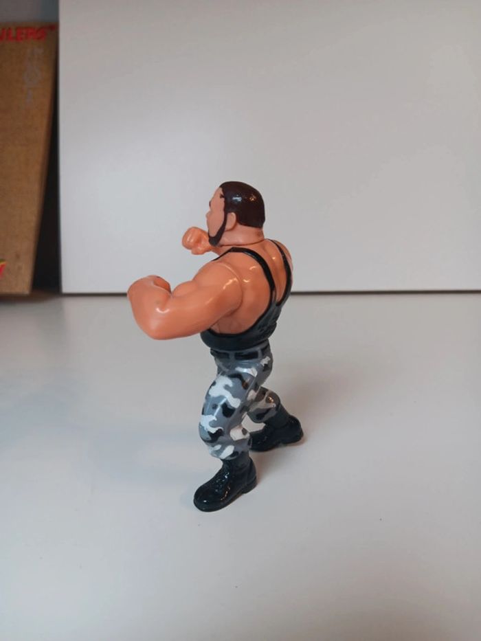 Figurine de catch WWF vintage 1991 the Bushwackers hasbro titan taille 12cm - photo numéro 4