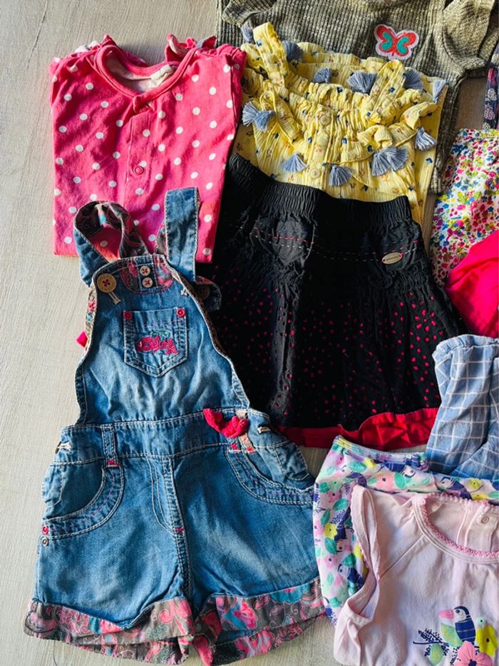 Lot de vêtements été bébé fille multiple marque - photo numéro 2