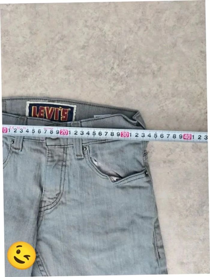 Jeans Levi's 511 W28 FR38 L32 coupe droite bleu Homme Men pan356b - photo numéro 4