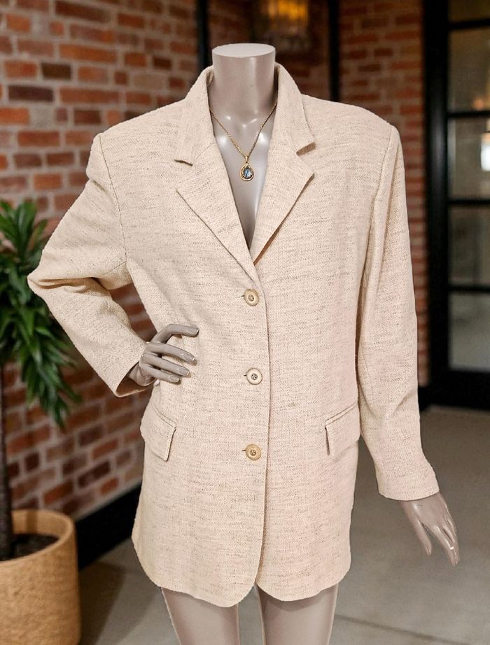 Blazer en laine Camaïeu