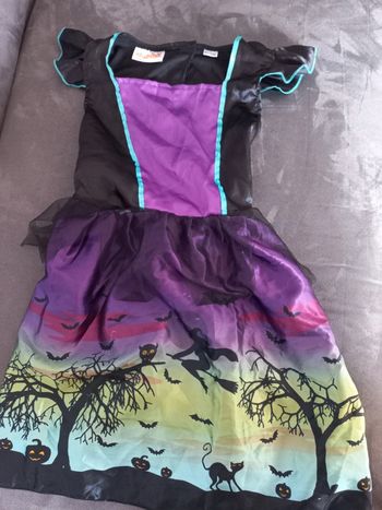 Robe déguisement sorcière 4/6 ans