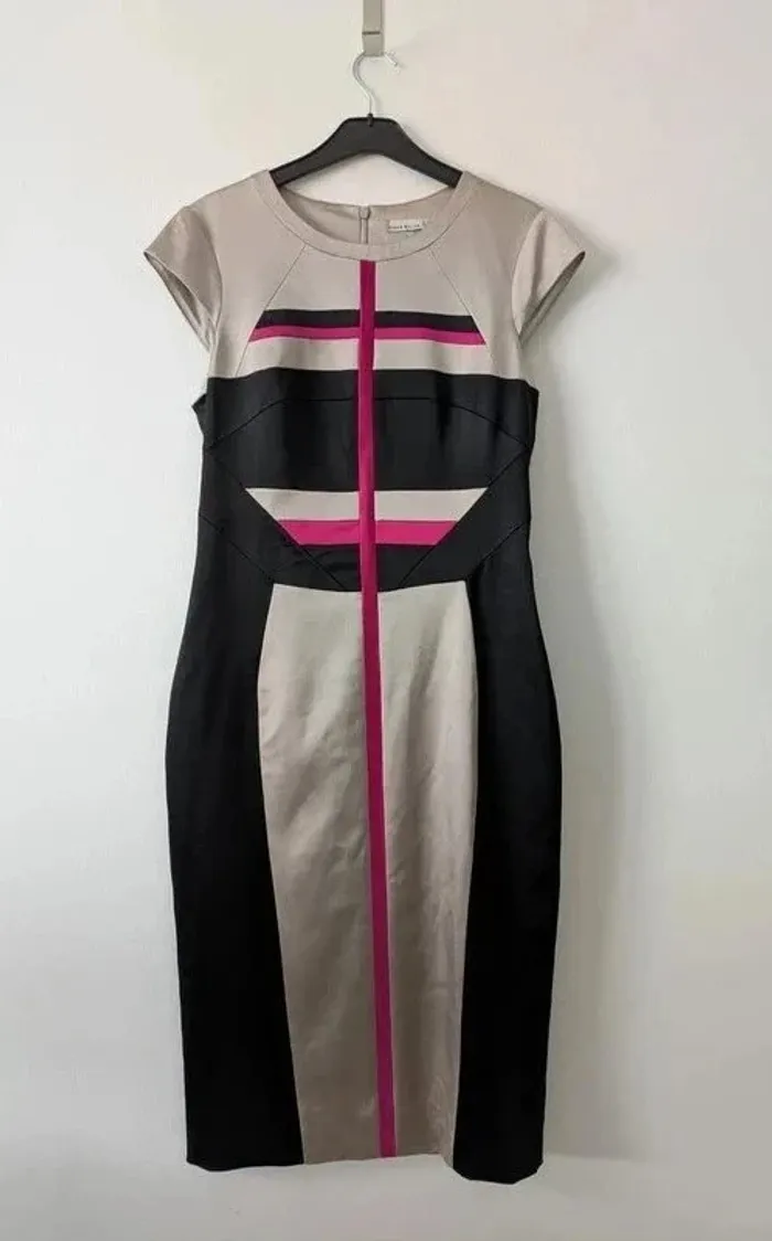 Robe de soirée satinée - Karen Millen - taille 40 - photo numéro 4