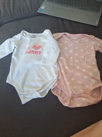 Lot de 2 bodies manches longues