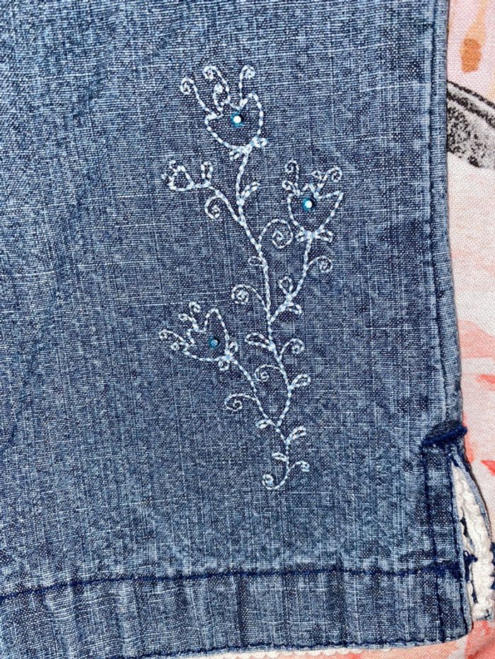 Ensemble jeans et t-shirt, taille 9-12 mois, marque Zara. - photo numéro 7