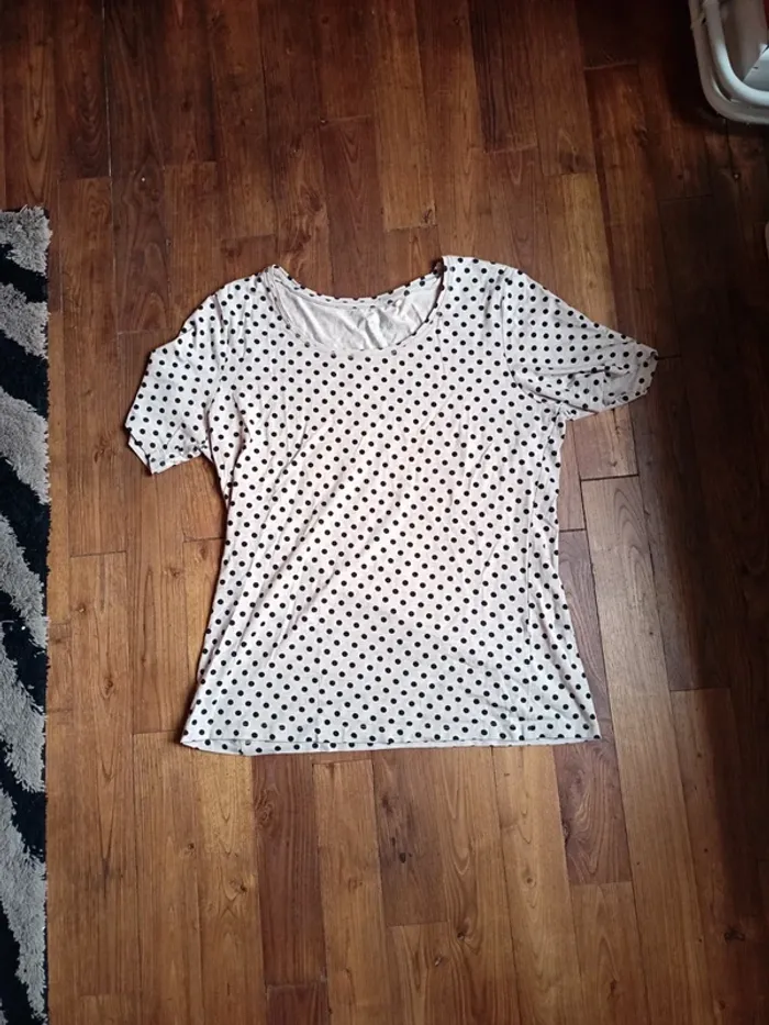 Tee-shirt femme à petit pois