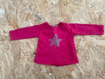 Haut tape à l’œil rose fille 9 mois