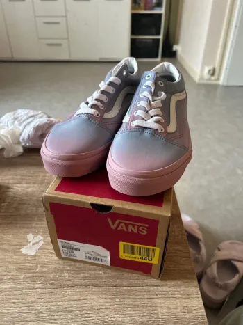 Basket vans old skool sunset fade lilas