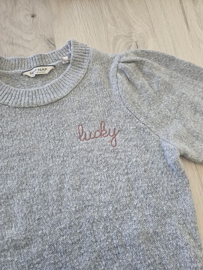 Pull gris - photo numéro 2
