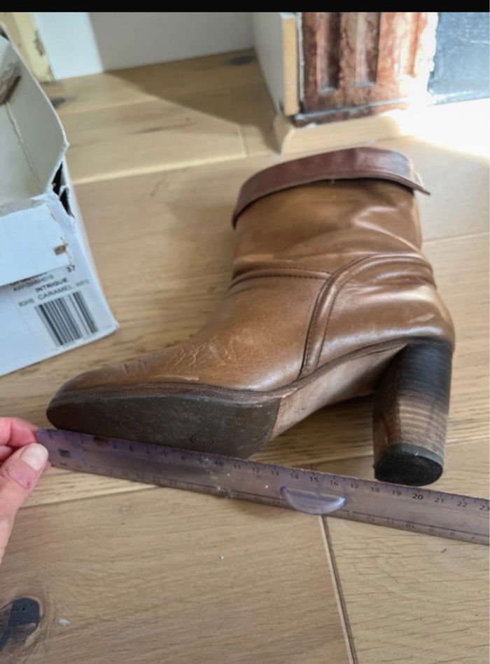 Bottines en cuir 37 comptoir des cotonniers - photo numéro 3