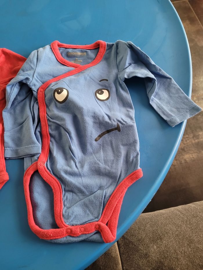 3 bodies manches longues orchestra 3 mois - photo numéro 3