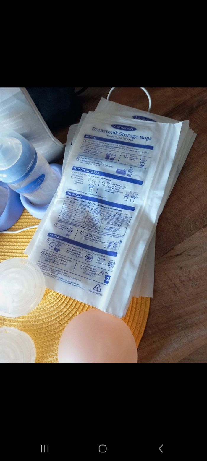 Tire lait double pompage lansinoh très bon état - photo numéro 2