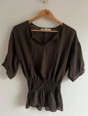 Blouse chocolat Zara