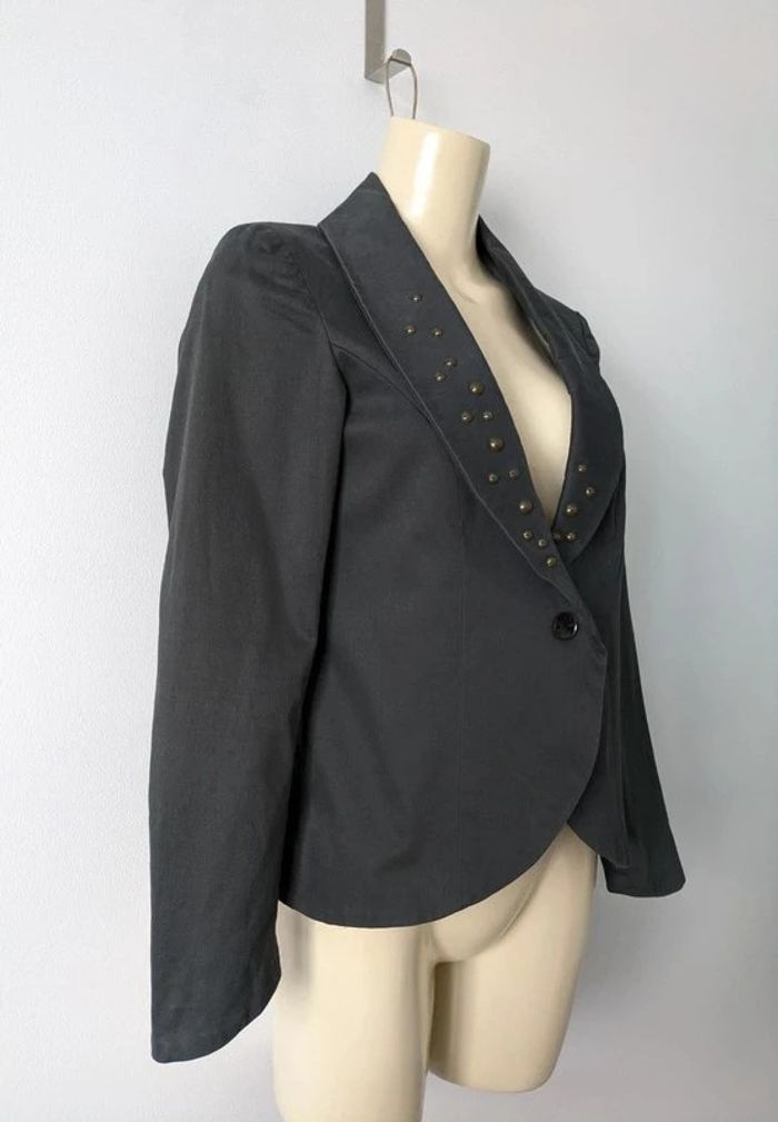 Veste grise en coton - Ekyog - taille 38 - photo numéro 2